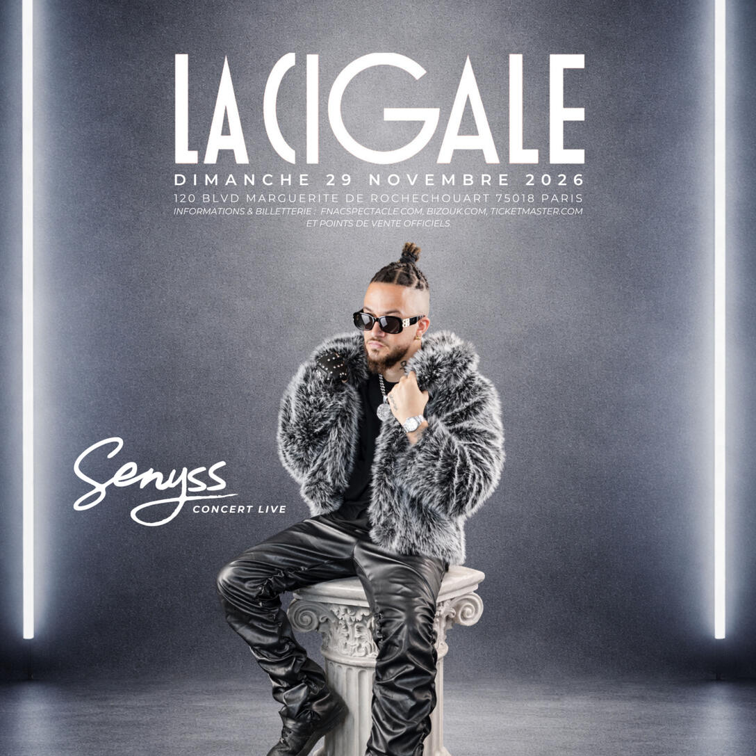 Senyss à la Cigale de Paris.